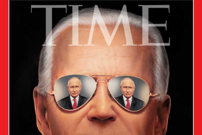 Το εξώφυλλο του TIME για το τετ α τετ Μπάιντεν – Πούτιν
