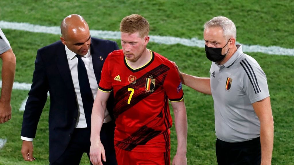 Euro 2020: Αγωνία με Αζάρ και Ντε Μπρόινε στο Βέλγιο