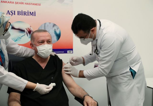 Τουρκία: Ο Ερντογάν έκανε τρίτη δόση του εμβολίου κατά του κοροναϊού