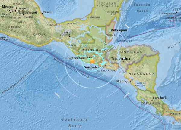 Γουατεμάλα: Ισχυρός σεισμός 5,7 βαθμών έγινε αισθητός στο κεντρικό και το νότιο τμήμα της χώρας