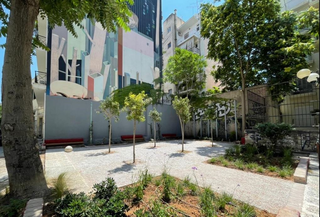 Pocket parks”: Expanding to the neighborhoods of Athens – A new “oasis” of greenery in Metaxourgio