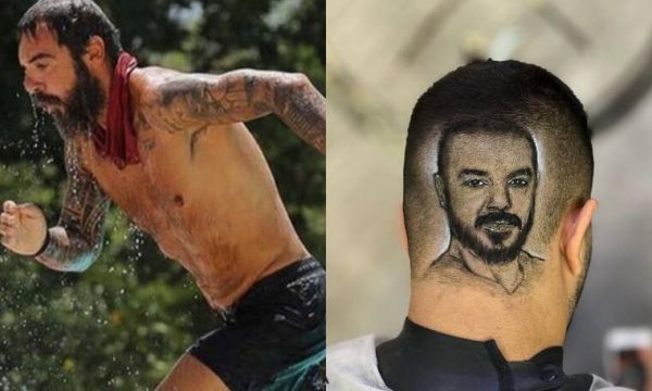 Τριαντάφυλλος: Ο φαν που έφτιαξε το πρόσωπό του στο κεφάλι του