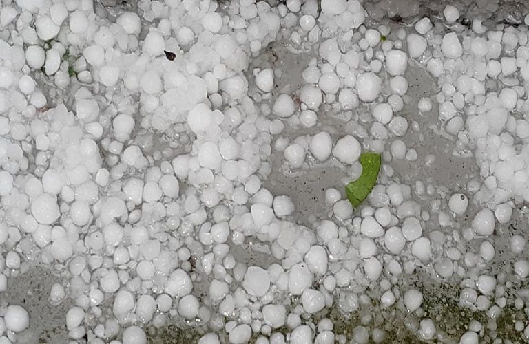 Χτυπήθηκαν καλλιέργειες από τη χαλαζόπτωση στη Δυτ. Θεσσαλία