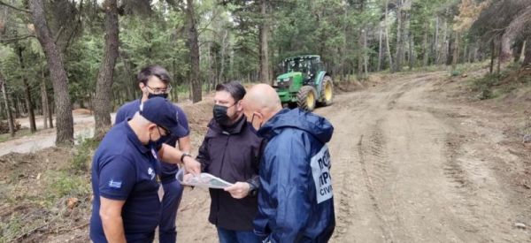 Στο Τατόι ο Χαρδαλιάς – Αυτοψία στα έργα πυροπροστασίας