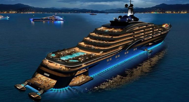 Αυτό είναι το μεγαλύτερο γιοτ του πλανήτη – Έχει 39 διαμερίσματα και 6 καταστρώματα