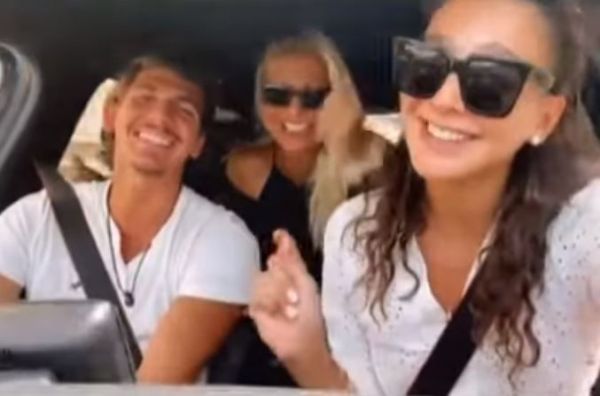 Ελένη Χαμπέρη: Θερμή υποδοχή από τον Παύλο Γαλακτερό και την Νικολέτα Μαυρίδη