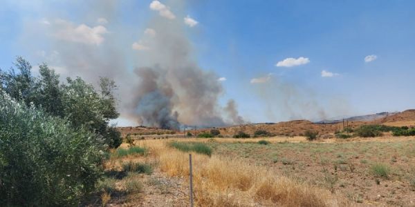 Κύπρος: Φωτιά στη Λευκωσία κοντά σε μεμονωμένες κατοικίες – Επιχειρούν αεροσκάφη από το Ισραήλ