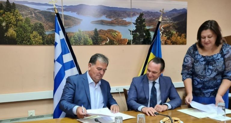 Σύμφωνο συνεργασίας της Ουκρανίας με τον δήμο Λίμνης Πλαστήρα
