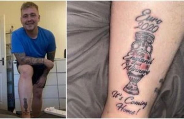 Άγγλος φίλαθλος έκανε ήδη τατουάζ το κύπελλο του Euro