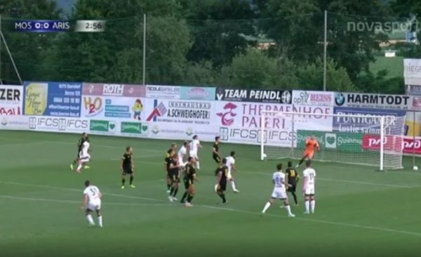 Λοκομοτίβ – Άρης: 1-0 με απευθείας εκτέλεση φάουλ του Ρίμπους