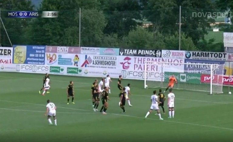 Λοκομοτίβ – Άρης: 1-0 με απευθείας εκτέλεση φάουλ του Ρίμπους