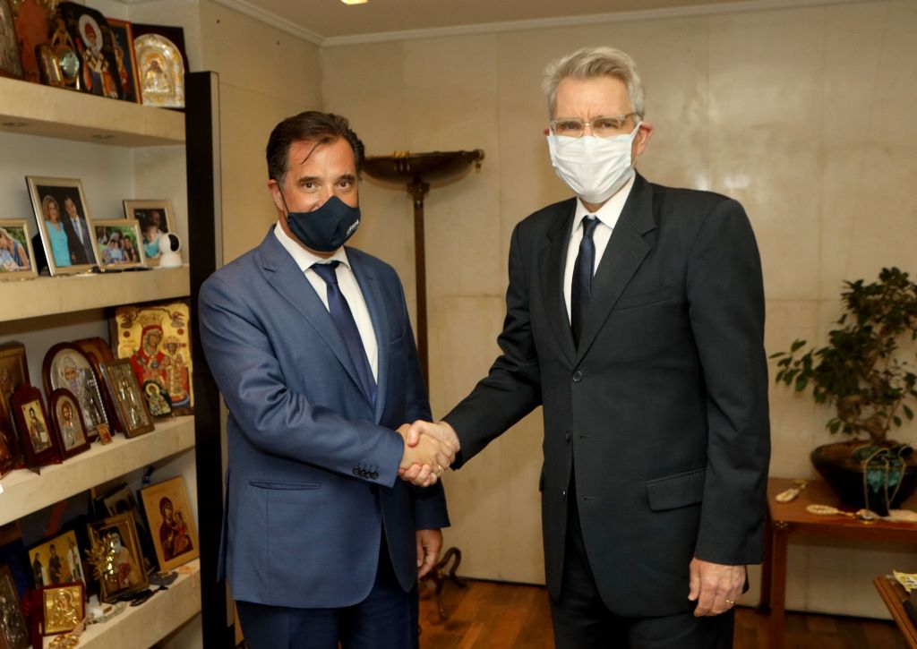 Οι αμερικανικές επενδύσεις στην Ελλάδα στο επίκεντρο της συνάντησης Γεωργιάδη – Πάιατ