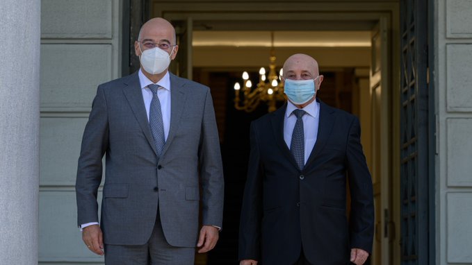 Ηχηρό μήνυμα Δένδια – προέδρου Βουλής της Λιβύης: Άκυρα τα μνημόνια της Τουρκίας