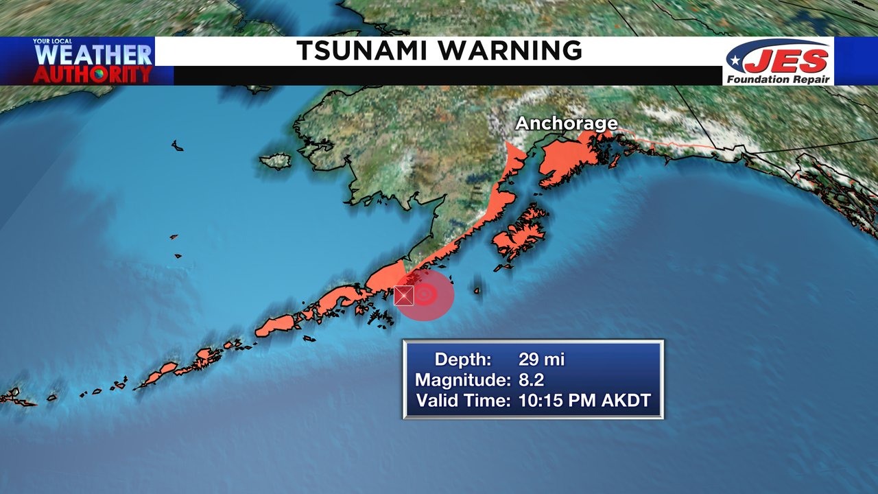 Ισχυρός σεισμός 8,2 Ρίχτερ στην Αλάσκα - Προειδοποίηση για τσουνάμι