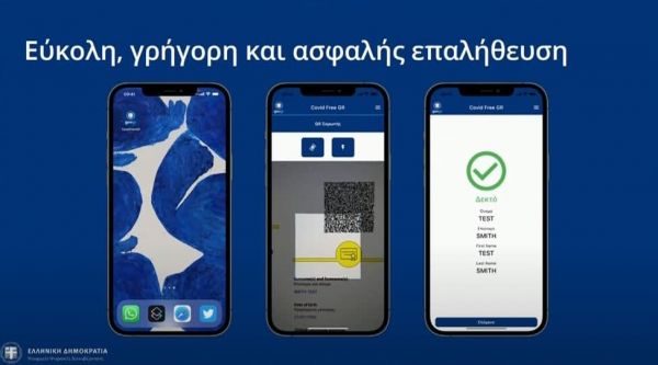 Πιερρακάκης: Έτοιμο το «Covid Free GR» – Τρία τα επίπεδα επαλήθευσης