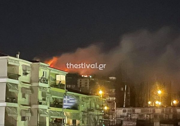 Φωτιά στη Νέα Ευκαρπία – Σε συναγερμό η Πυροσβεστική