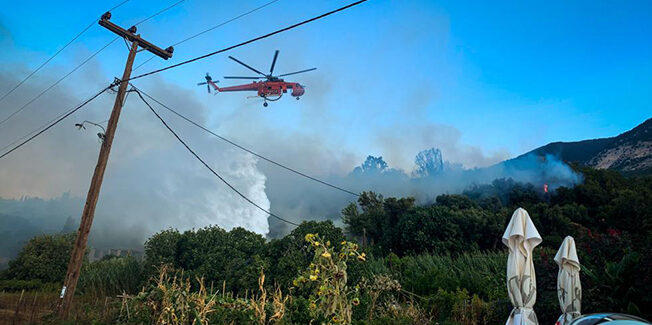 Χωρίς ενεργά μέτωπα η φωτιά στην Κεφαλονιά - Στάχτη πάνω από 10.000 στρέμματα