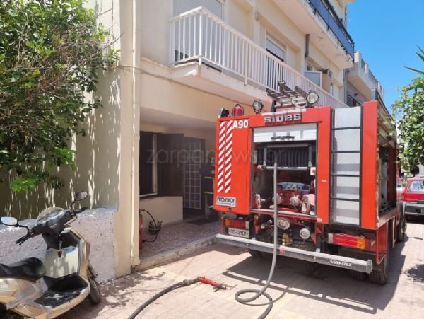 Χανιά: Διασώθηκε ηλικιωμένη μετά από φωτιά σε διαμέρισμα
