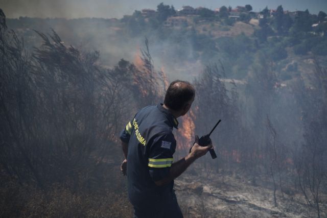 Πυρκαγιές: 58 εστίες σε όλη την Ελλάδα το τελευταίο 24ωρο