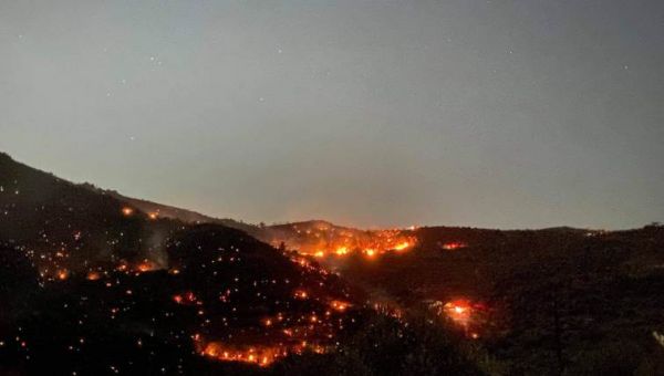 Λασίθι: Σε ύφεση η μεγάλη φωτιά που απείλησε οικισμούς