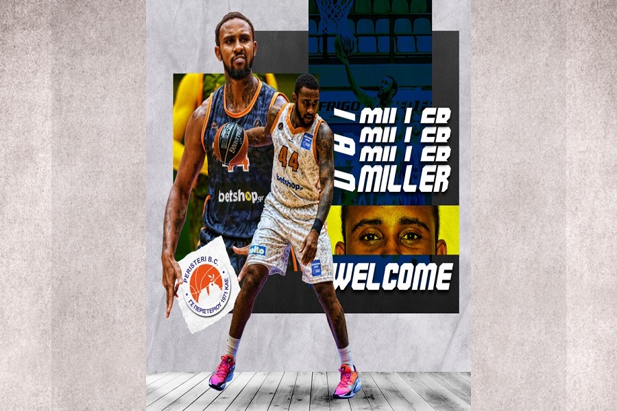 Περιστέρι: Ανακοίνωσε τον Ίαν Μίλερ