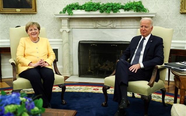 ΗΠΑ: Ο πρόεδρος Μπάιντεν υποδέχθηκε στο Λευκό Οίκο την «καλή φίλη» Άνγκελα Μέρκελ