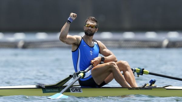 Rower Stefanos Ntouskos clinches Olympic gold medal for Greece, breaks Olympics record