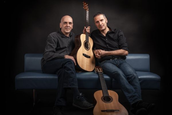 Ορφέας Περίδης και Μανόλης Ανδρουλιδάκης στο Faliro Summer Theater