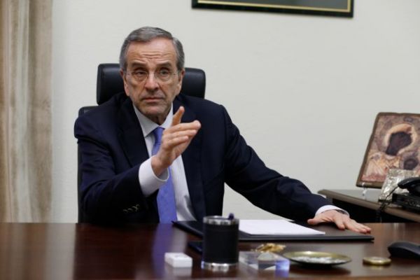 Σαμαράς: Πρωτοφανής πρόκληση για τον πολιτισμένο κόσμο η παρουσία Ερντογάν στην Κύπρο