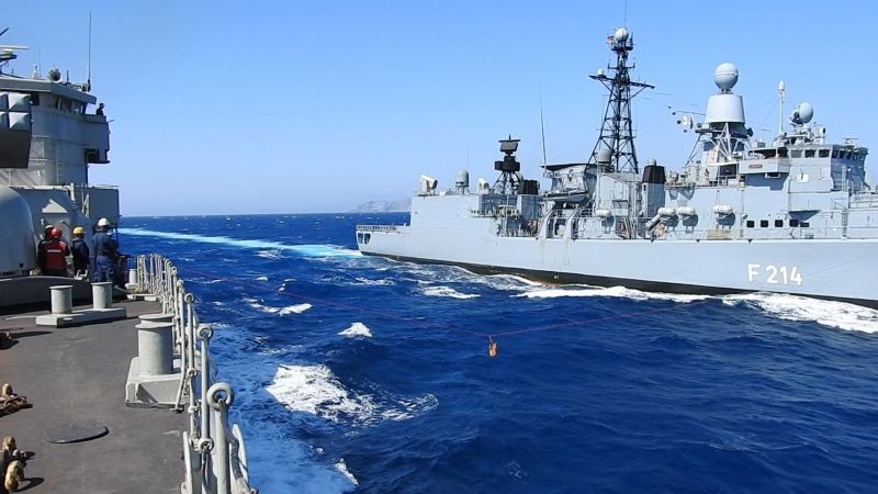 Συνεκπαίδευση ναυτικών μονάδων της Ελλάδας και της Γερμανίας στο Κεντρικό Αιγαίο