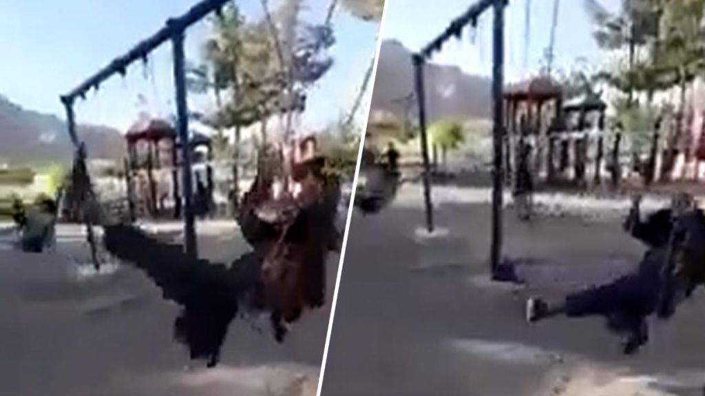 Αφγανιστάν: «Αυτή η παιδική χαρά είναι δική μας» – Βίντεο με Ταλιμπάν που κάνουν… κούνια
