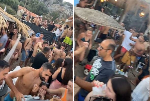 Παρέμβαση της ΕΛ.ΑΣ. μετά την αποκάλυψη του in.gr για το κορονοπάρτι σε beach bar της Λέσβου
