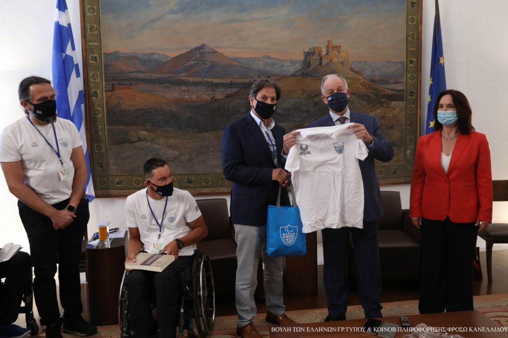Συνάντηση Τασούλα με μέλη της ελληνικής αποστολής στους παραολυμπιακούς του Τόκιο