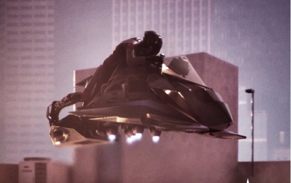 Τέλος το κυκλοφοριακό χάος! Τι θα λέγατε για μια βόλτα με ιπτάμενη μοτοσυκλέτα;