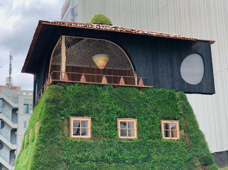 Ένα διαφορετικό τεϊοποτείο καλυμμένο με… χλόη