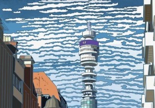 Φόρος Τιμής στον Χοκουσάι οι «36 Όψεις Του BT Tower»