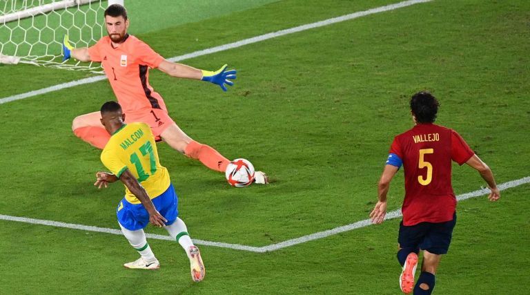 Βραζιλία – Ισπανία 2-1 (παρ., 1-1 κ.δ) – Ο Μάλκομ έδωσε το χρυσό στην Βραζιλία