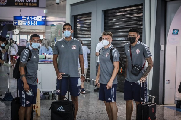 «Κλικ» από την αναχώρηση του Ολυμπιακού