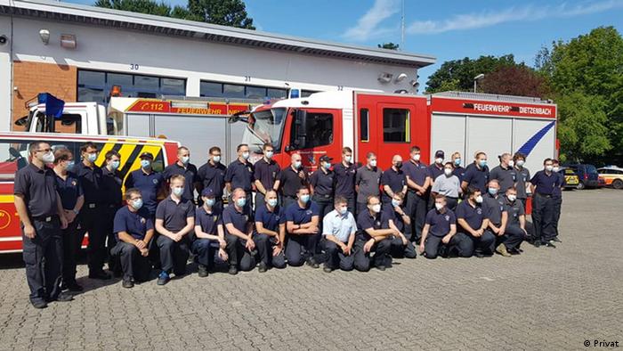 Οι Γερμανοί πυροσβέστες στην Ελλάδα με την καρδιά τους