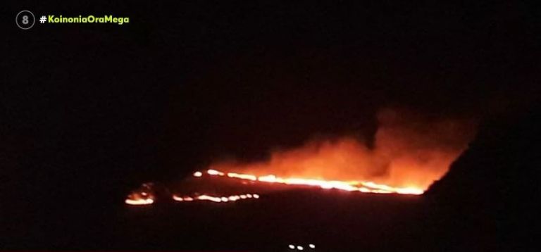 Κεραυνός προκάλεσε φωτιά στην Ύδρα