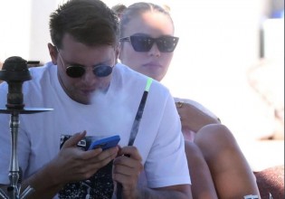 Ντόντσιτς – Αραχτός απολαμβάνει ναργιλέ στη Μύκονο