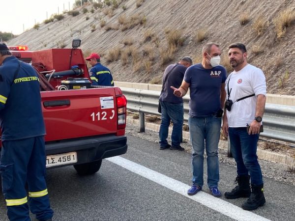 Στο πύρινο μέτωπο ο Ανδρέας Κατσανιώτης