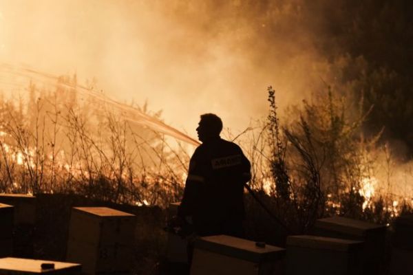 Φωτιά στην Αττική – Ξεκίνησαν ρίψεις νερού τα πτητικά μέσα – Σε Αφίδνες και Κρυονέρι τα κύρια μέτωπα