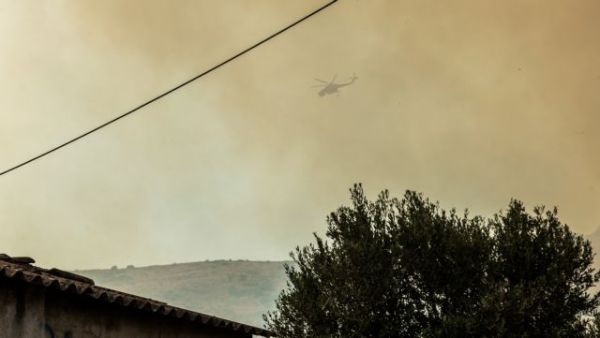 Φωτιά στην Εύβοια – Οι φλόγες περικύκλωσαν βενζινάδικο
