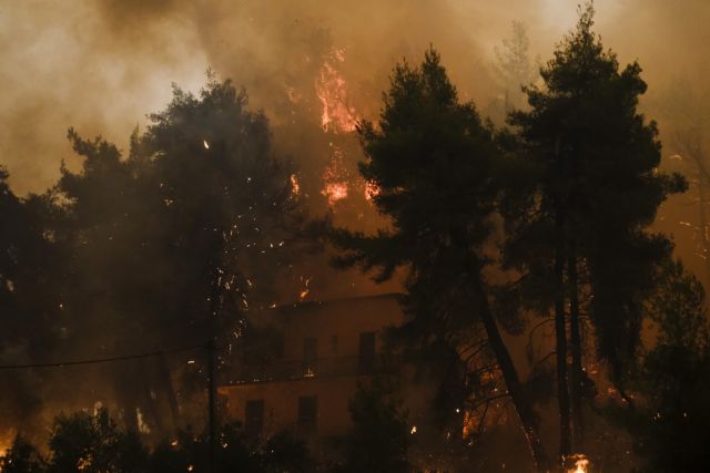 Φωτιά στην Εύβοια - Οι φλόγες ζώνουν ξανά το Αρτεμίσιο - Μάχη των κατοίκων να μην μπουν στο χωριό