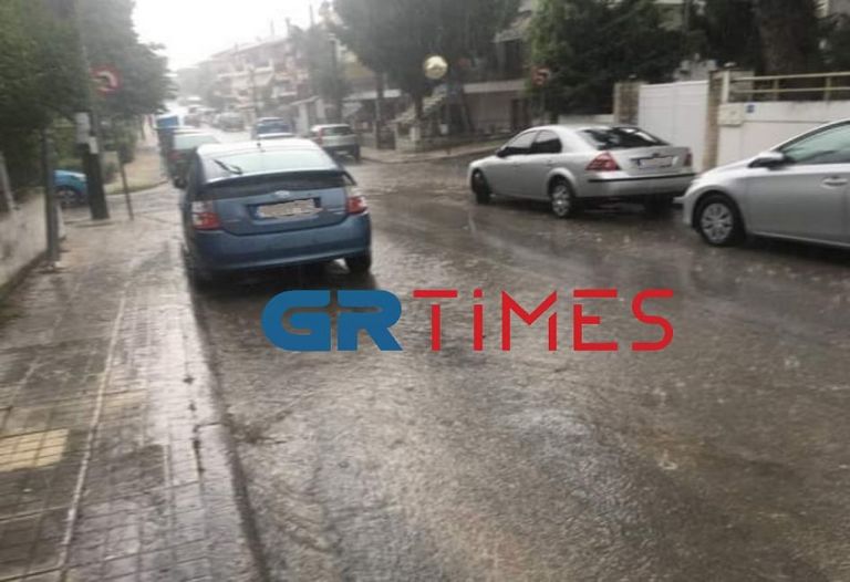 Θεσσαλονίκη – Δυνατό καλοκαιρινό μπουρίνι στο Ωραιόκαστρο