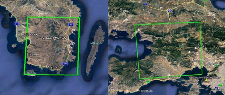 Φωτιές σε Λαύριο και Βίλια – Ενεργοποίηση της υπηρεσίας Copernicus