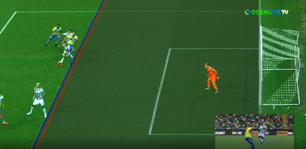 Ο Ρονάλντο σκόραρε στο 94′ αλλά το VAR «έδειξε» οφσάιντ για ένα… χιλιοστό