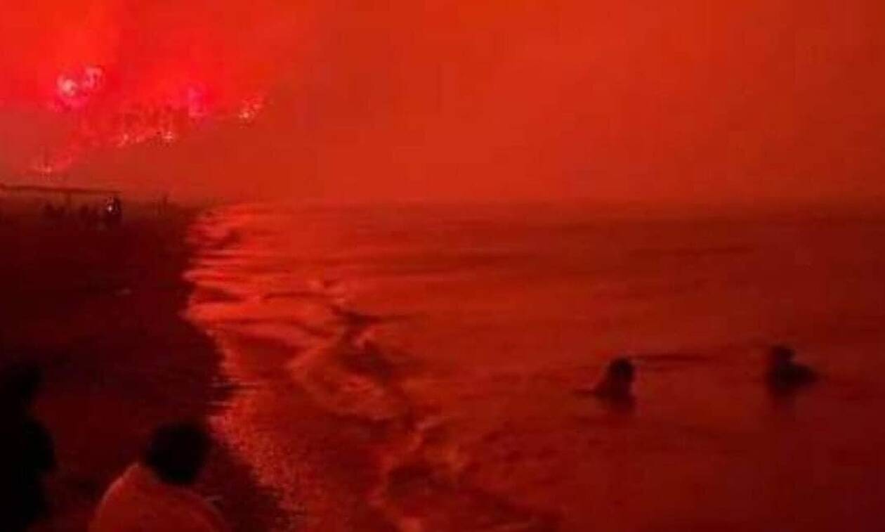 Φωτιά στην Εύβοια - Ετσι έγινε η δραματική διάσωση εγκλωβισμένων από Αγία Αννα και άλλες 2 παραλίες