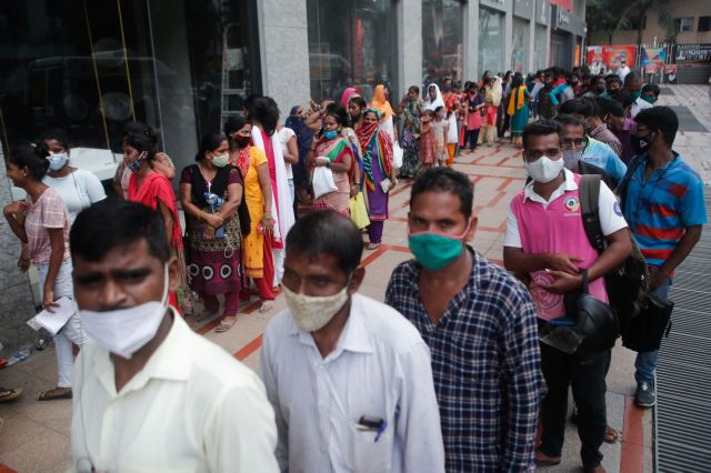 Ινδία - Πάνω από 41.000 κρούσματα κοροναϊού - 490 θάνατοι σε 24 ώρες